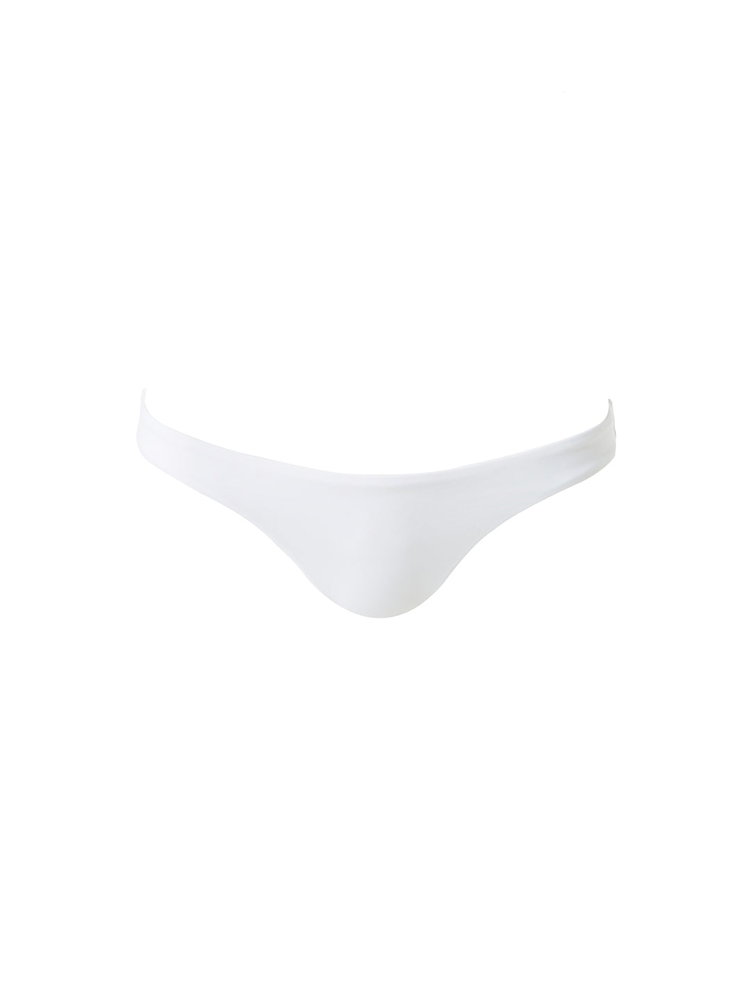 Milan White Bikini Bottom 2024 Cutout