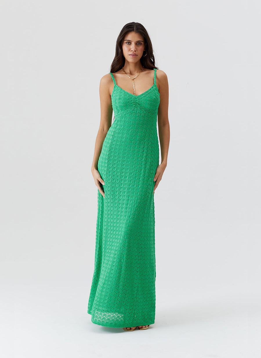 Mimosa Green Knit Dress | Official Site M Mimosa Green Knit Dress | Official Site M