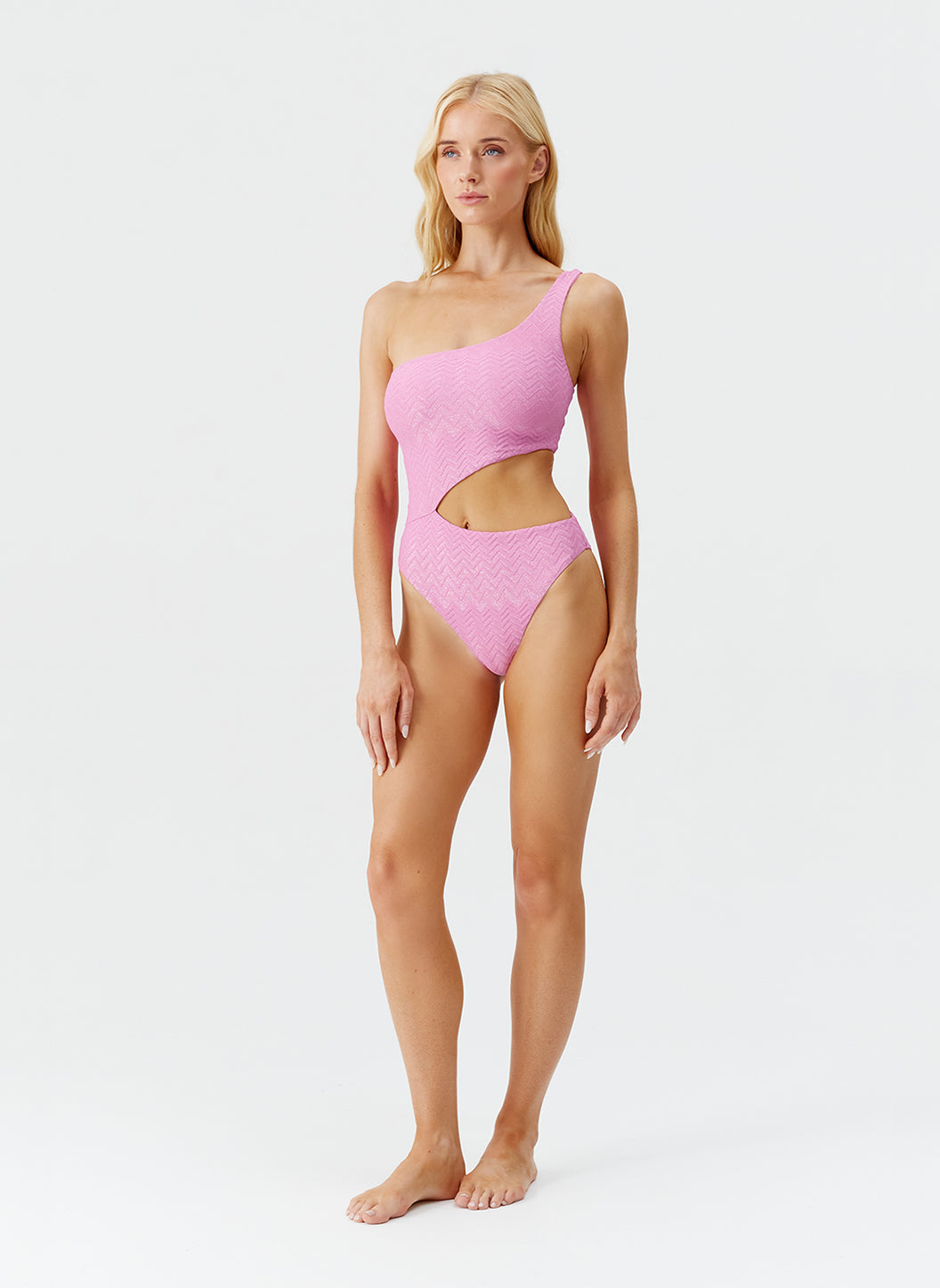 【美咲】NKJ 2025SS]WORK JUMPSUITS Melissa Odabash One Shoulder Swimwear | Official US Site