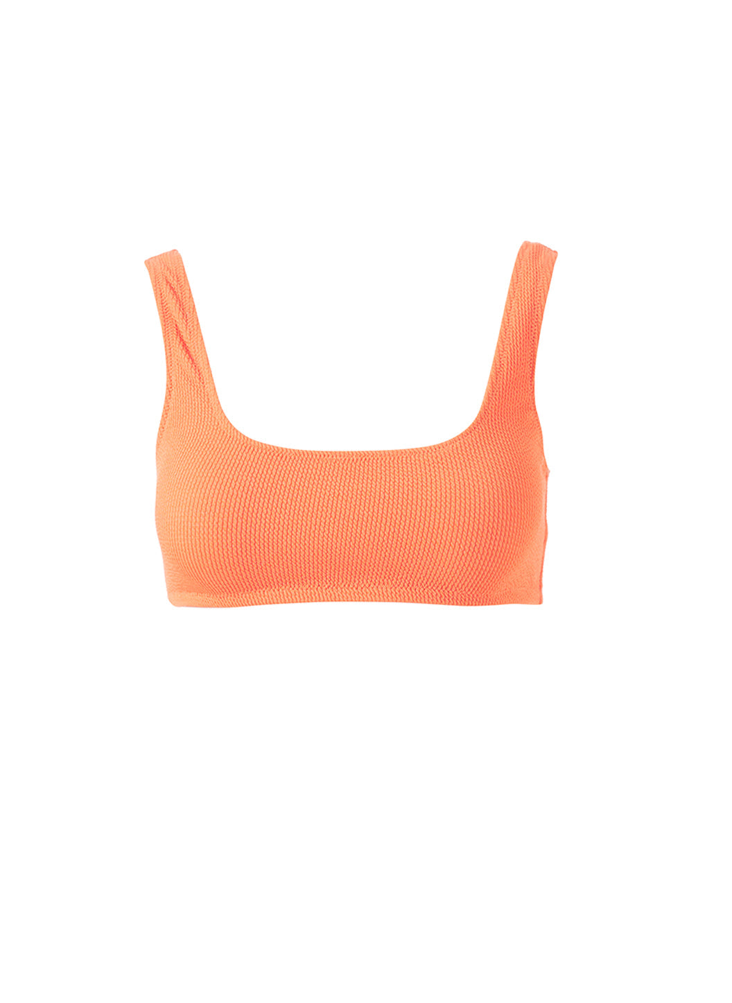 Ponza Orange Ridges Classic Over The Shoulder Bikini Top | Official US Site