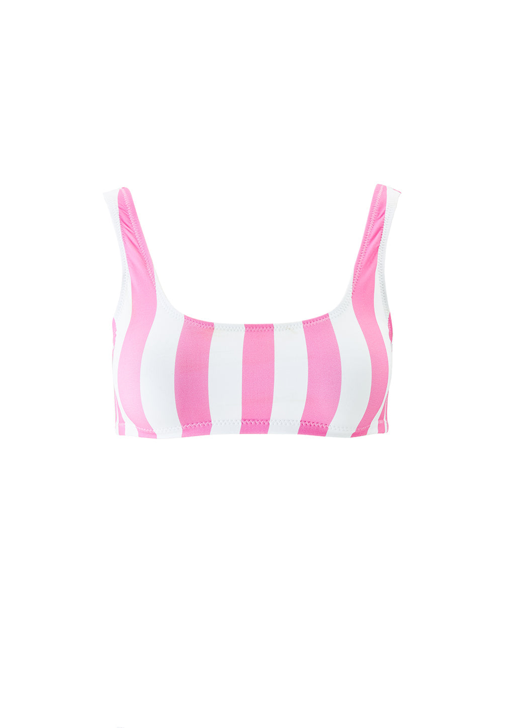 Ponza Pink Stripe Bikini Top 2024 Cutout