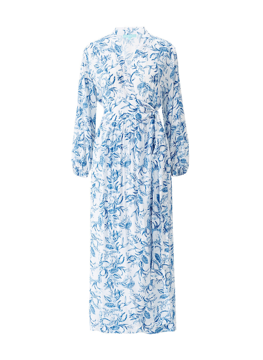 Rachel Blue Leaf Dress | Official US Site Rachel Blue Leaf Dress | Official US Site