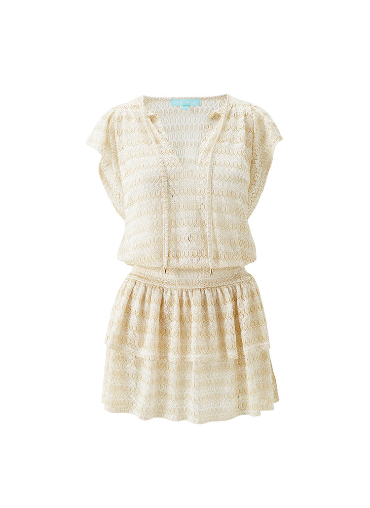 melissa odabash pearl crochet trimmed embroidered cotton voile mini dress Melissa Odabash Beach Dresses | Up to 70% Off