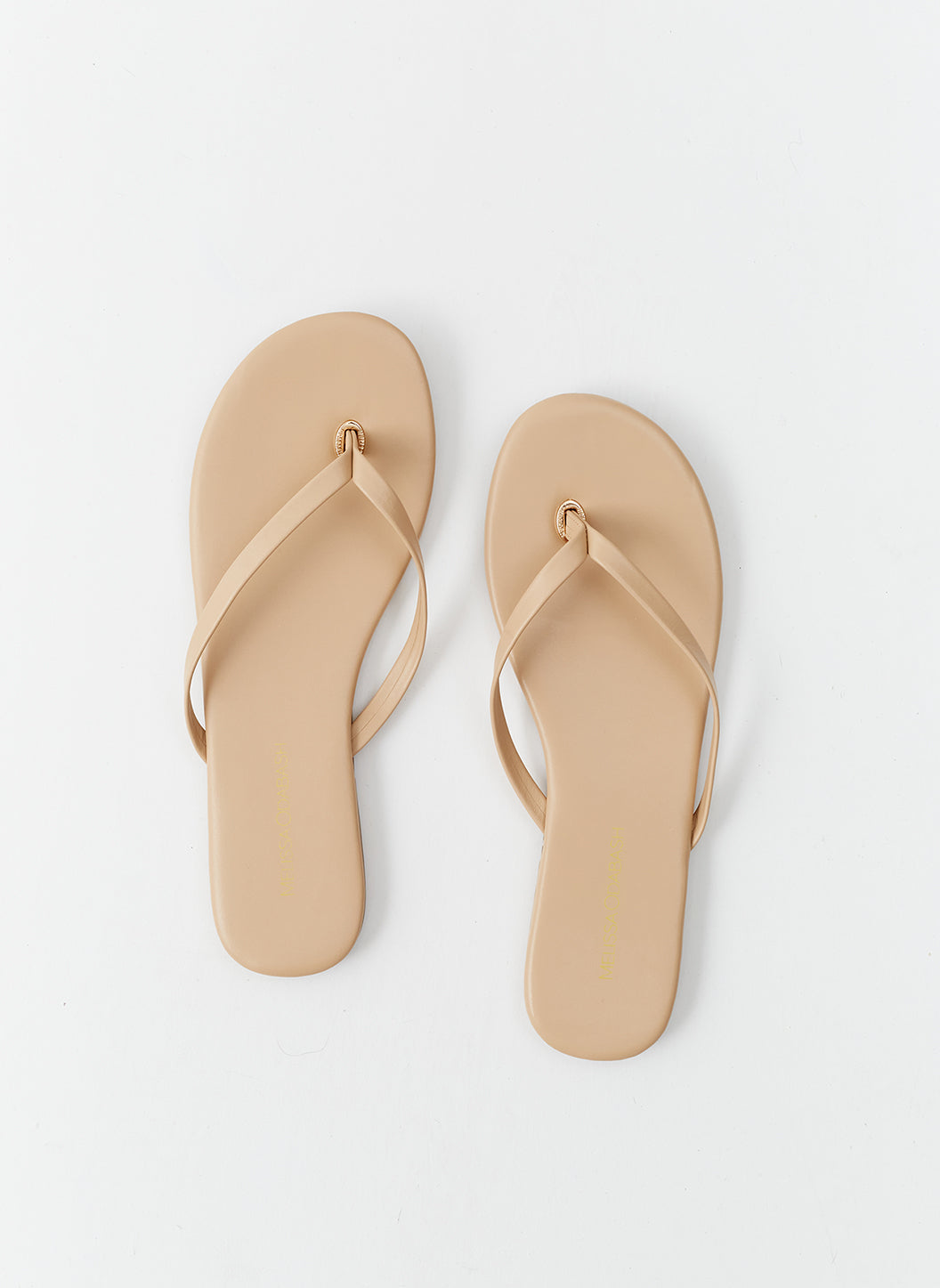 Nude flip flops hotsell