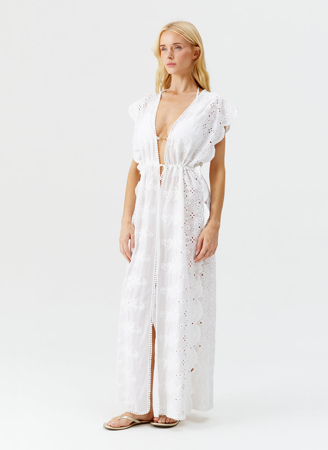 Talitha White Kaftan | Official US Site