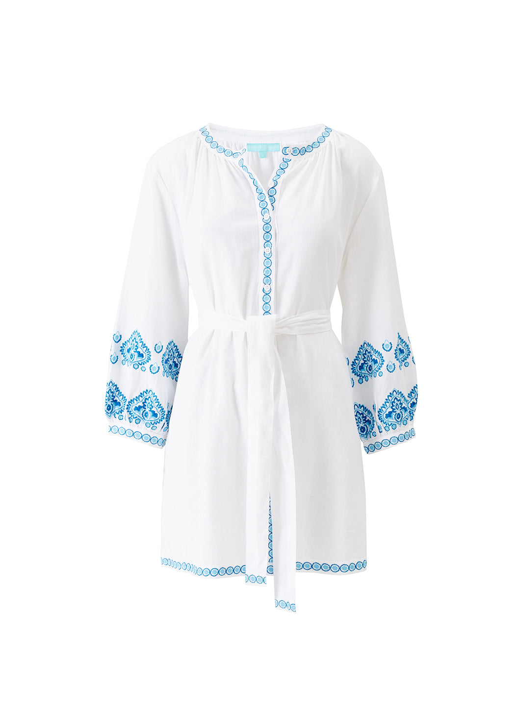 Tania White Teal Dress | Official US Site