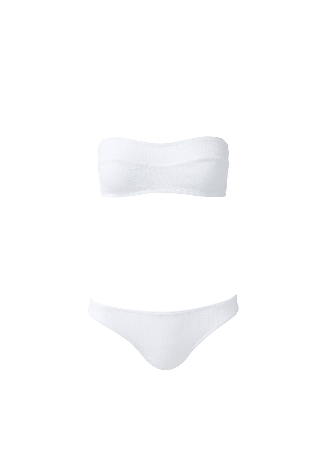Tenerife White Weave Bikini 2024 Cutout