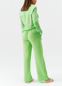 Tina Lime Shirt 2024 Model Back