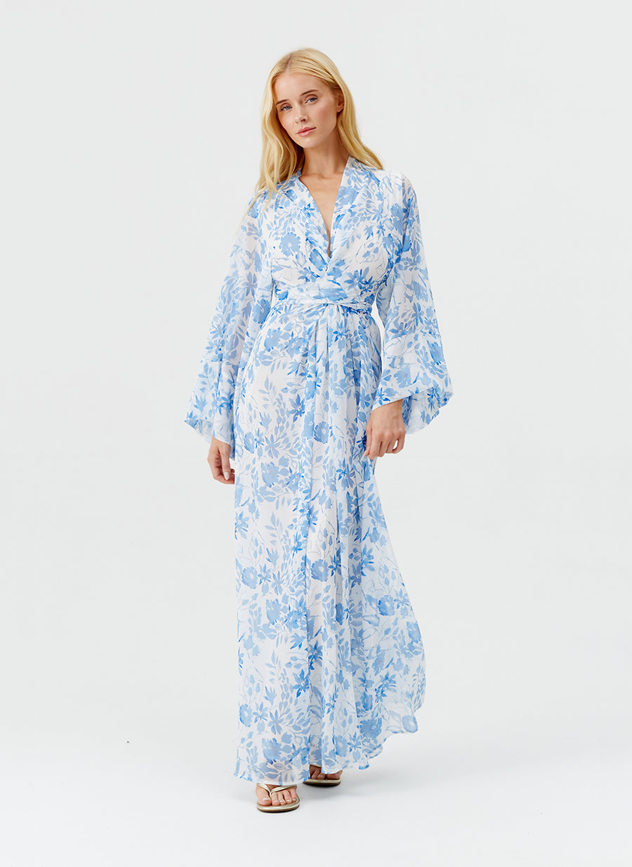 wisdom blue floral kaftan_P