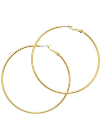 Gold Large Hoop Earrings