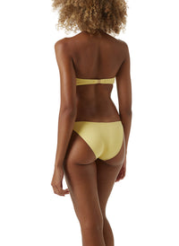 Alba Yellow Textured Bikini Model B