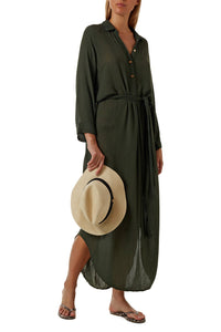 Alesha Olive Dress