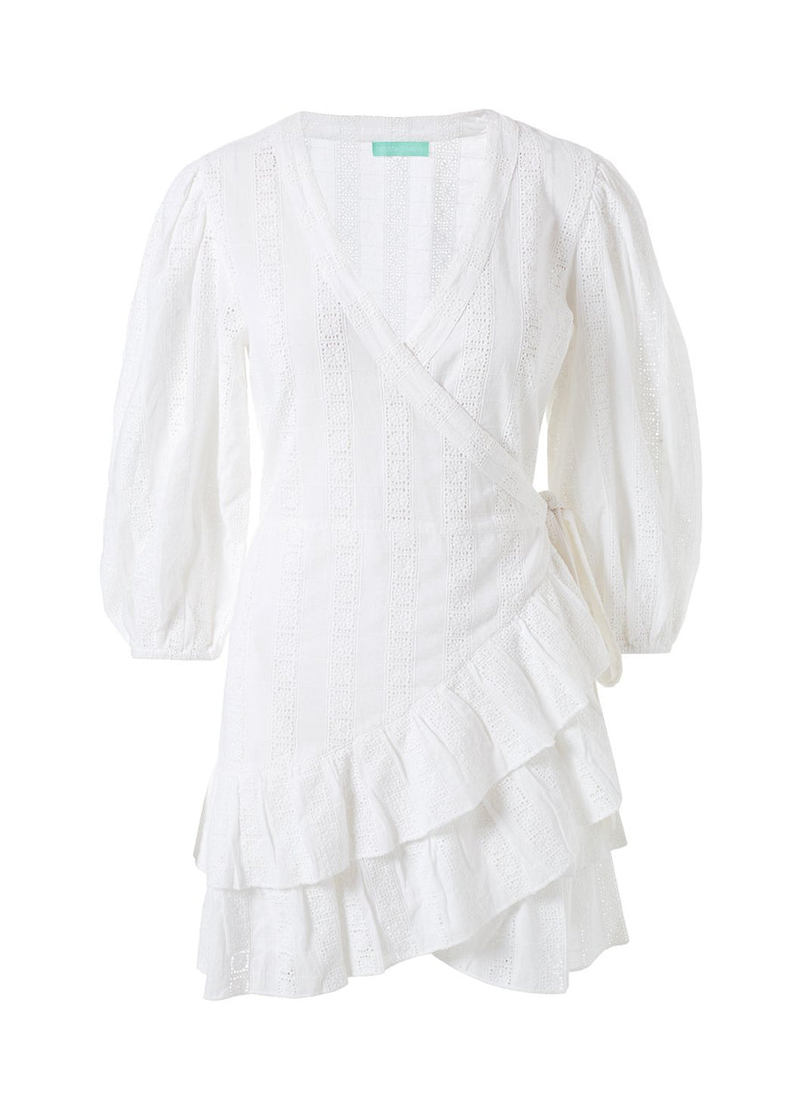 Aliyah White Dress Cutout 