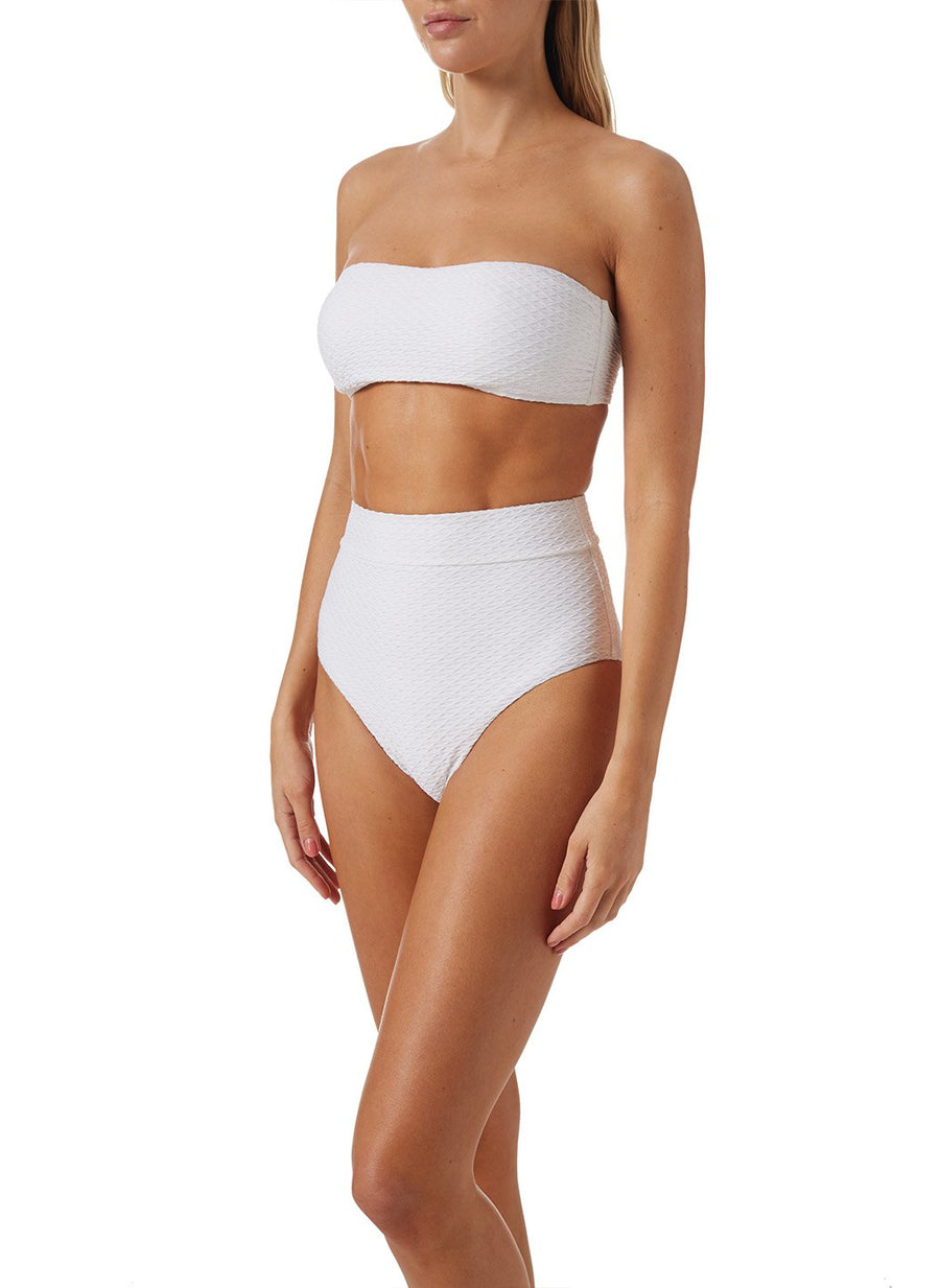 Asia White Waves Bikini