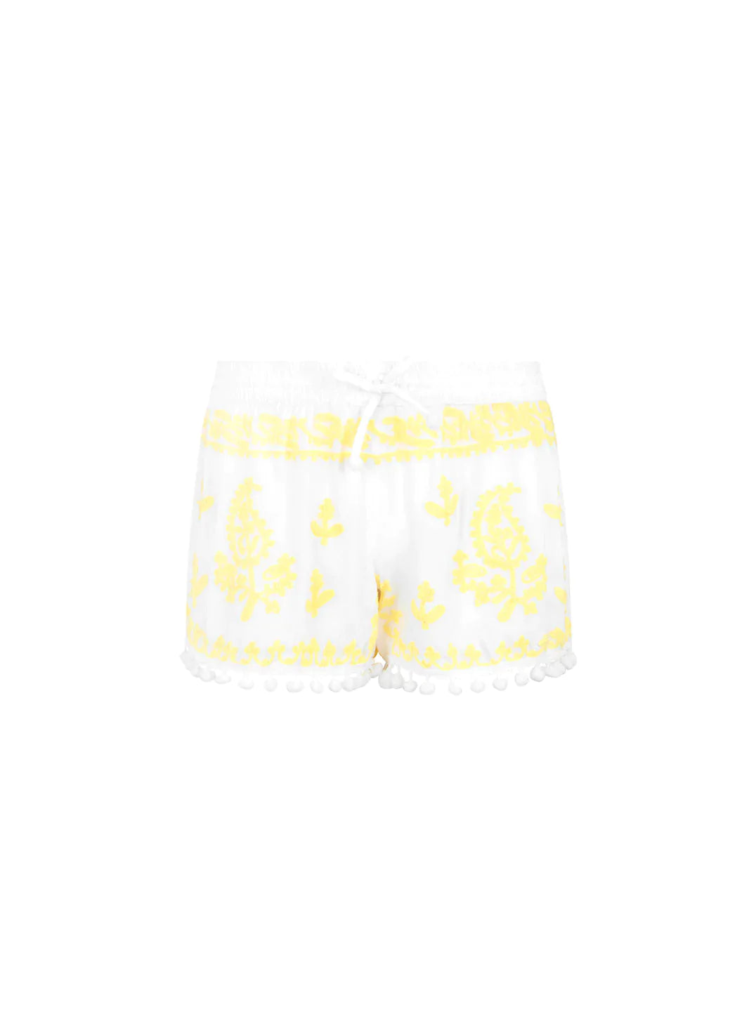 Baby Sienna White/Yellow Shorts