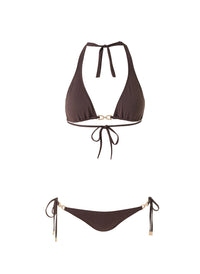 Bahamas Brown Bikini Cutout