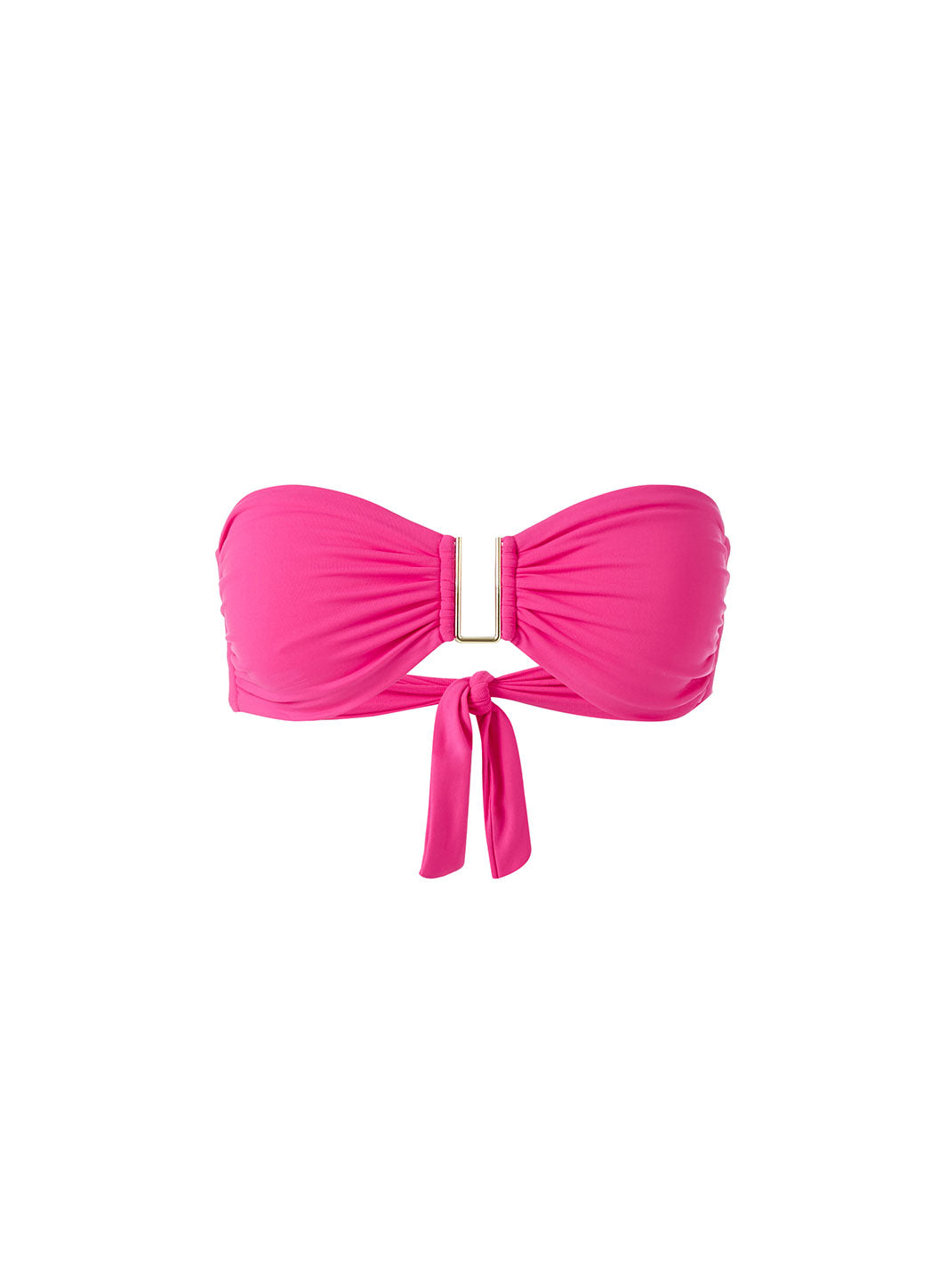 VIP【関税送料無料】希少 RICK OWENS FUCHSIA STRETCH SWIMWEAR Metallic Lace Up Plunge One Piece Swimsuit - Fuchsia