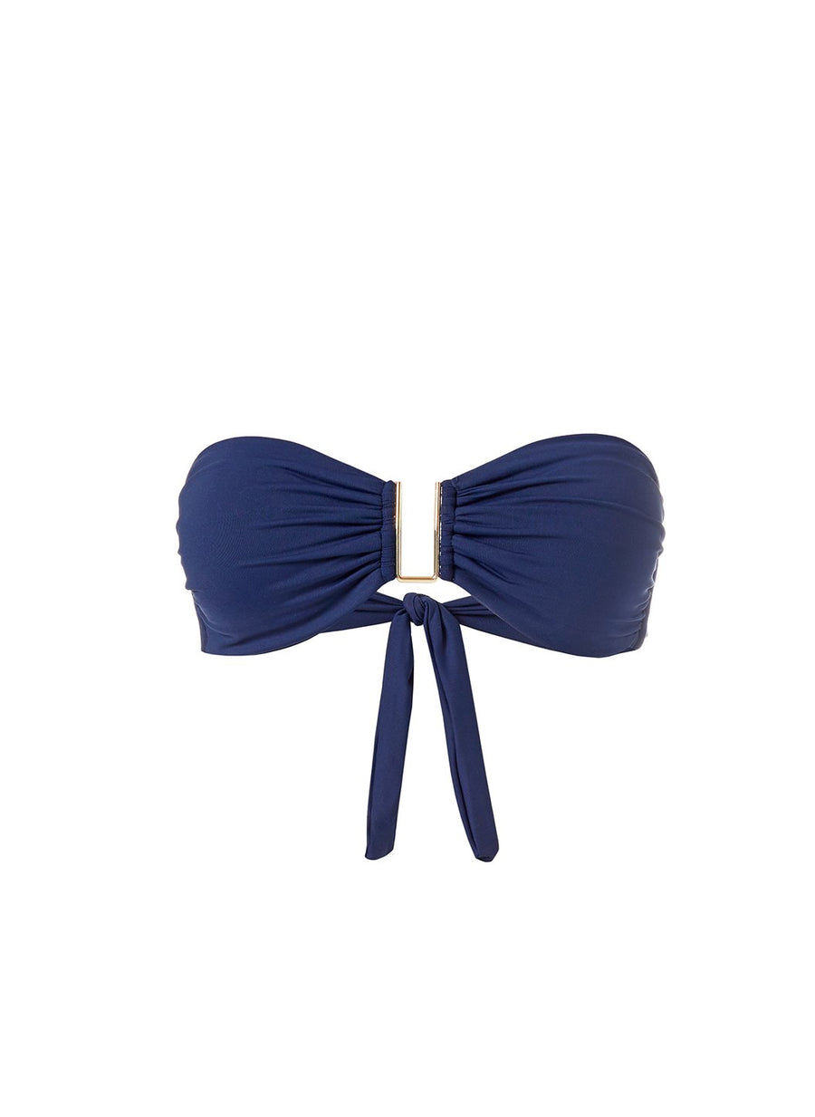 Barcelona Navy Bikini Top