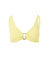 Belair Yellow Over The Shoulder Supportive Bikini Top