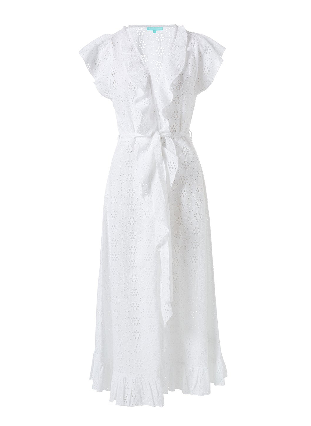 ワンピース ADD WHITE COTTON DRESS マキシ丈ワンピース（ 白）