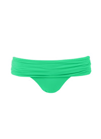 Brussels Green Seamless Fold Over Bikini Bottom