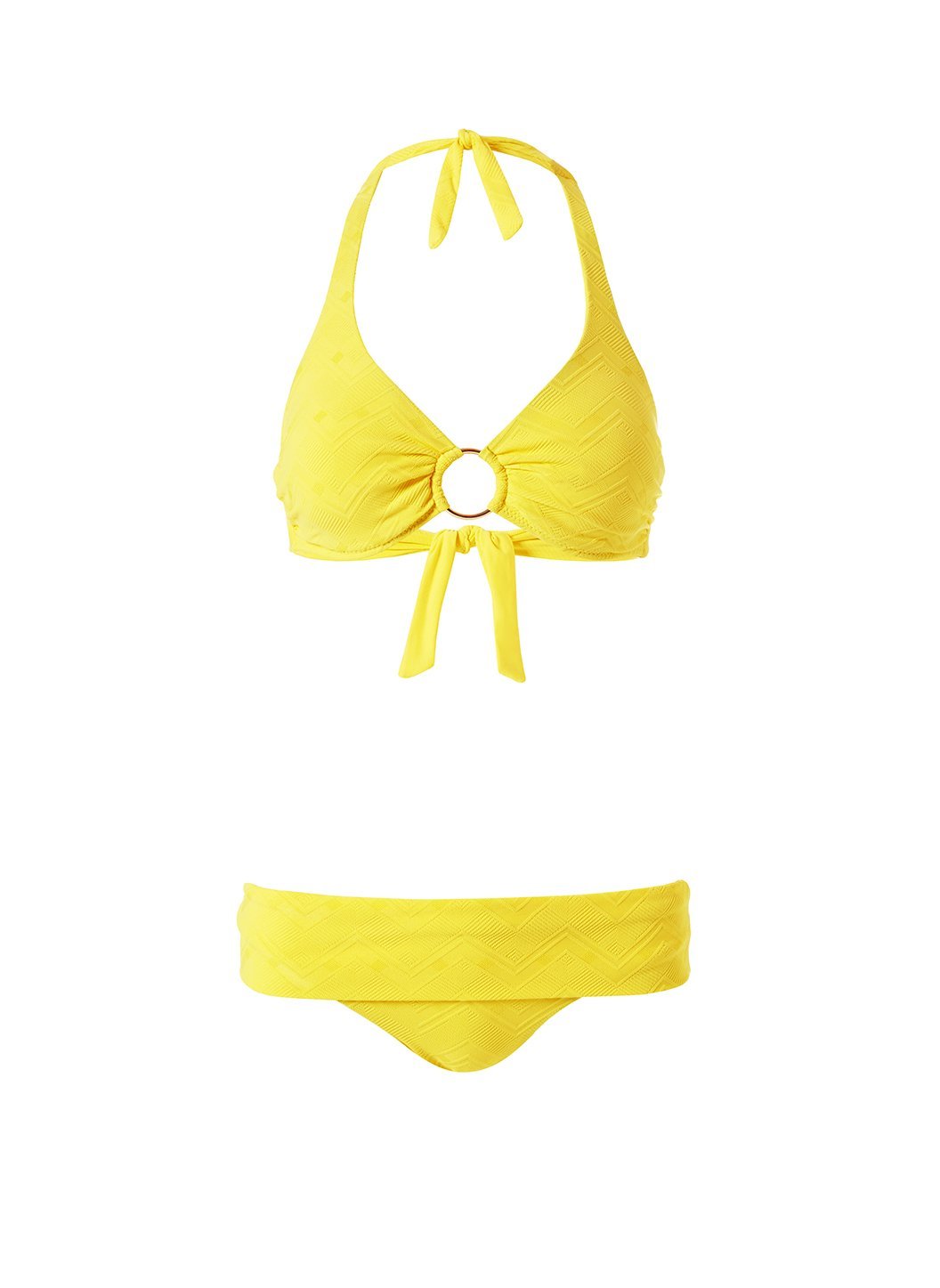 Brussels Lemon Zigzag Bikini Bottom