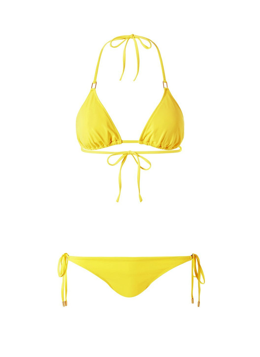 Cancun Lemon Bikini Top