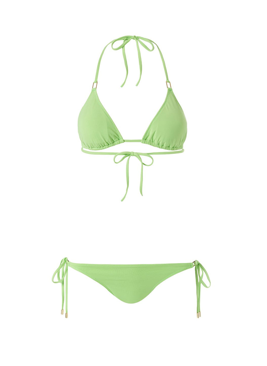 Cancun Lime Bikini Top