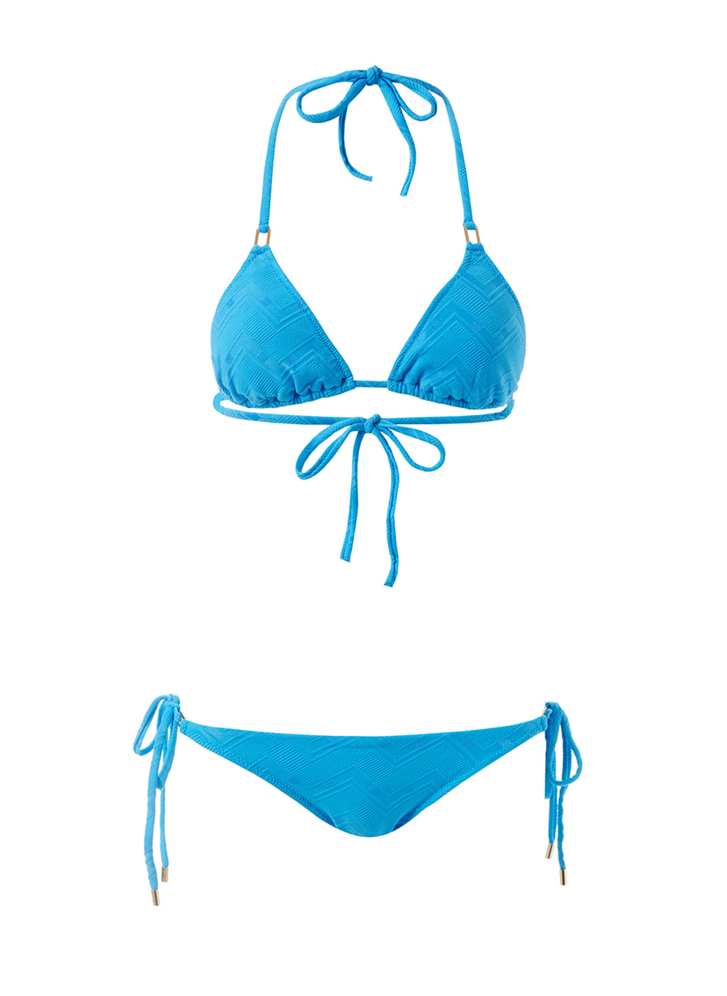 Cancun Zigzag Azure Bikini Bottom