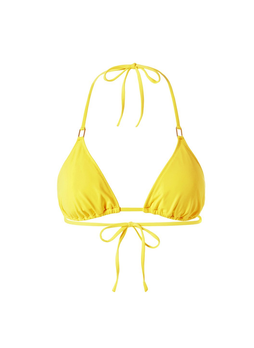 Cancun Lemon Bikini Top Cutout 