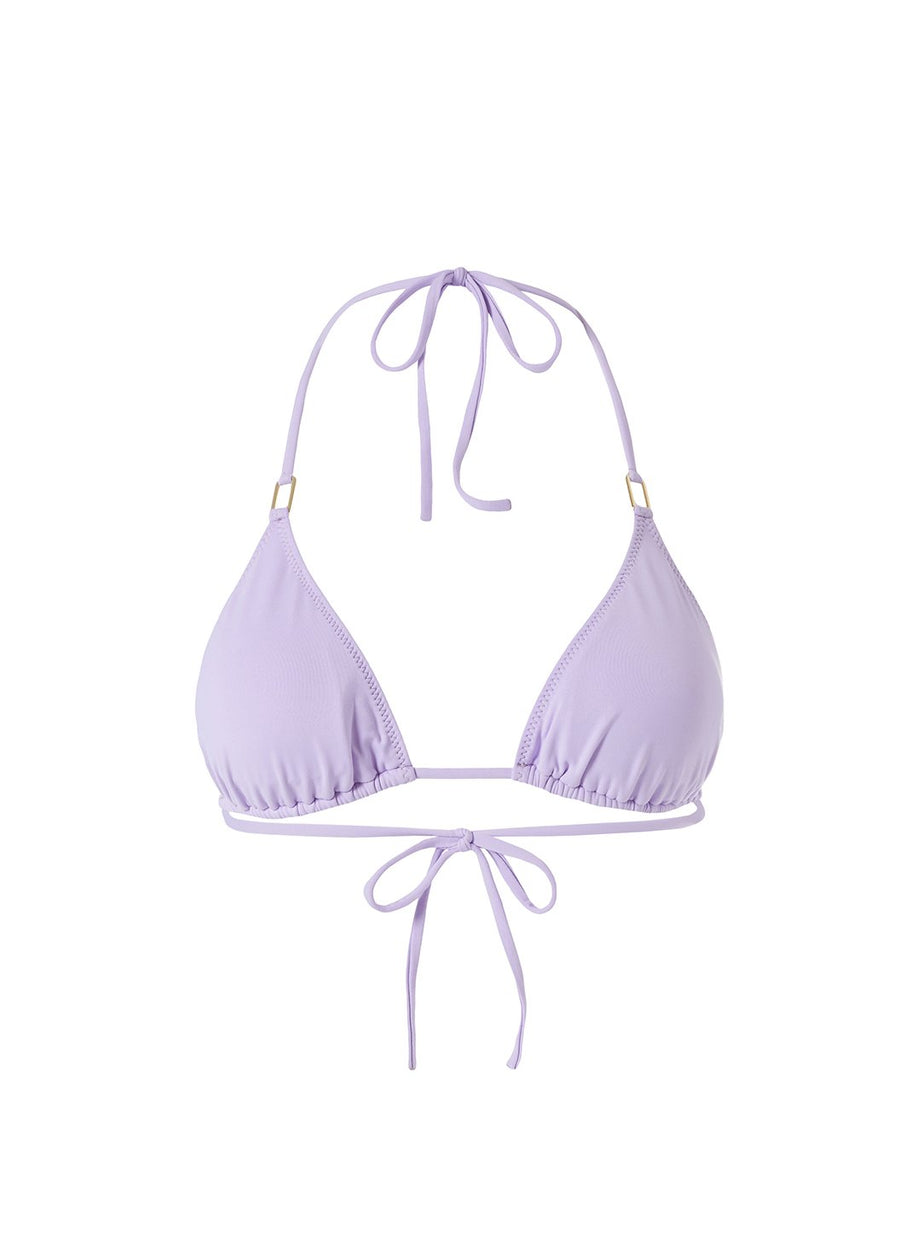 Cancun Lilac Bikini Top Cutout 