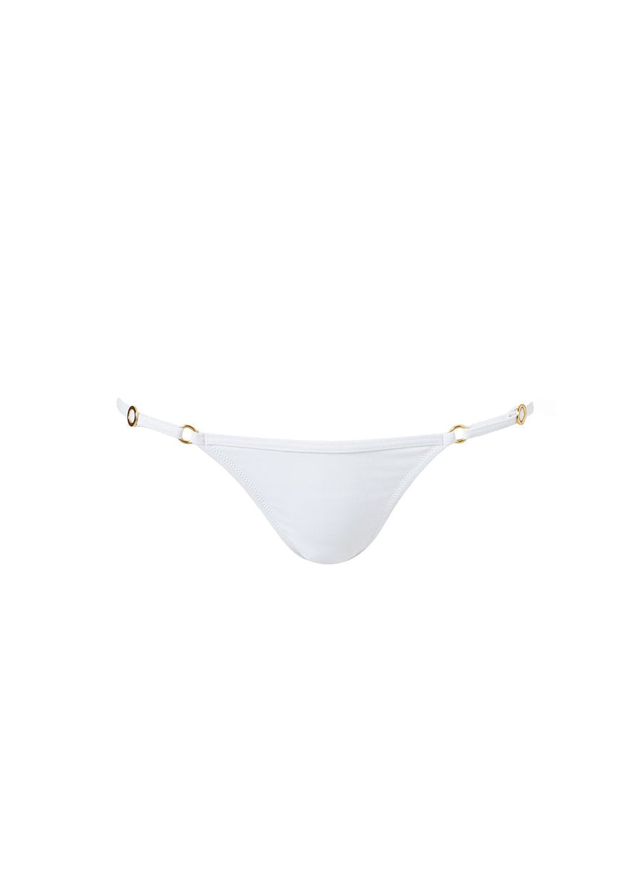 Capri White Bikini Bottom