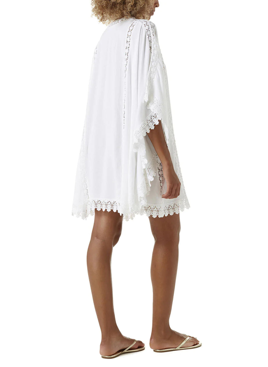Cindy White Kaftan Model 2023 B  