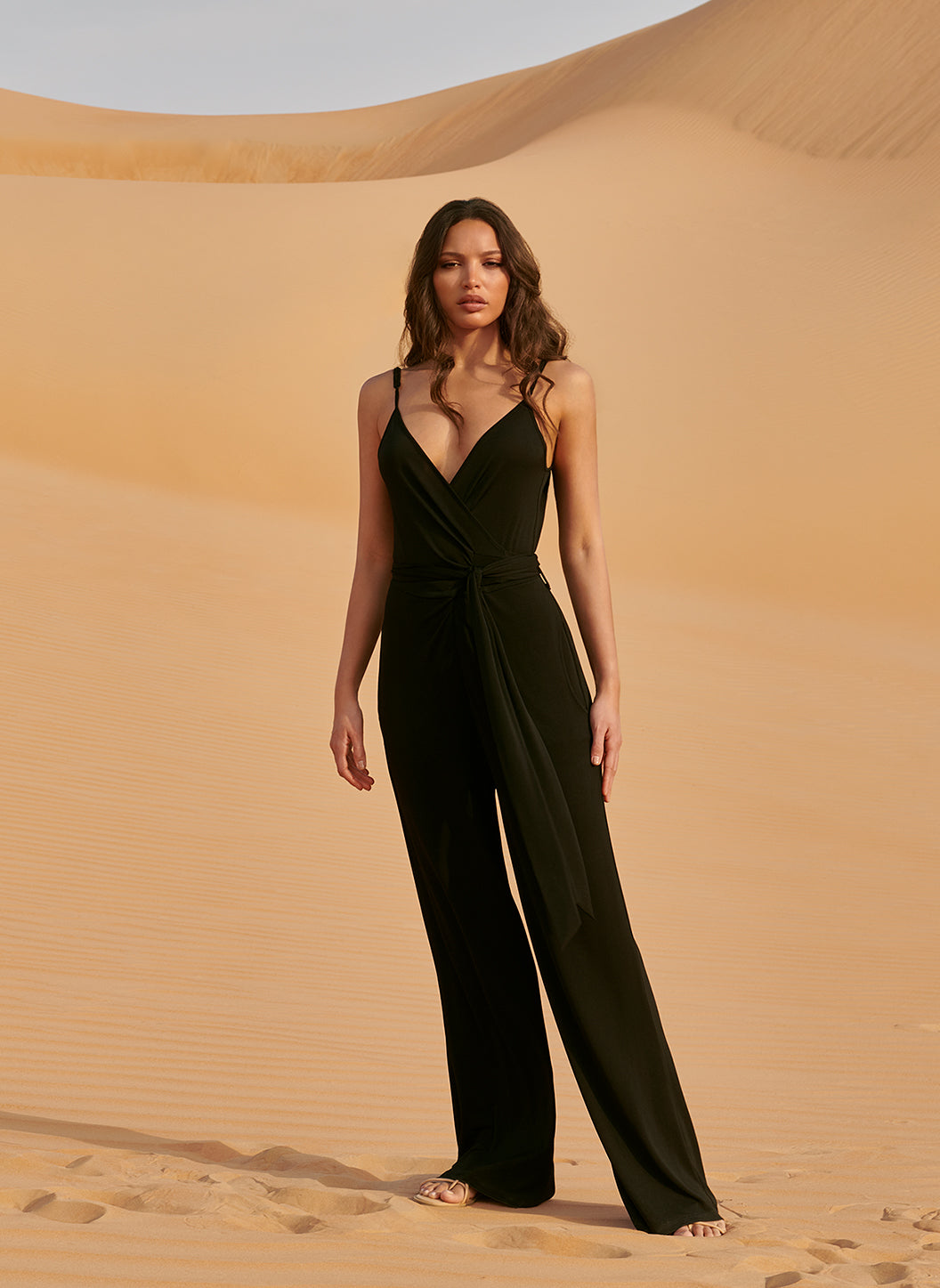 Dru Black Jumpsuit