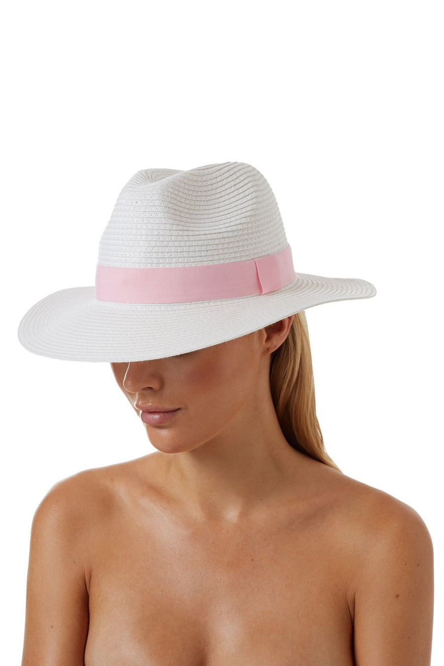 Fedora White Rose