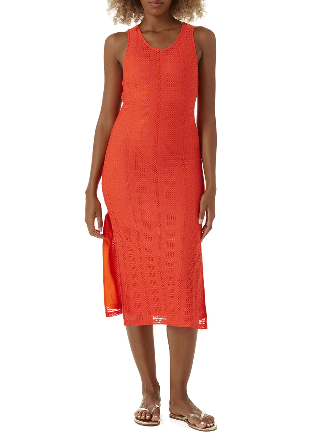 Hailey Apricot Dress Model 2023 F  
