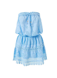 Iris Cornflower Blue Dress Cutout 