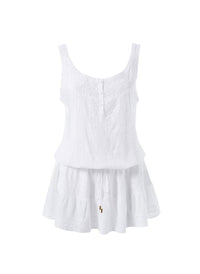 Jaz White Short Dress