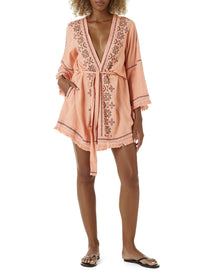 Kara_Tan_Brown_Pink_Kaftan_Model_F