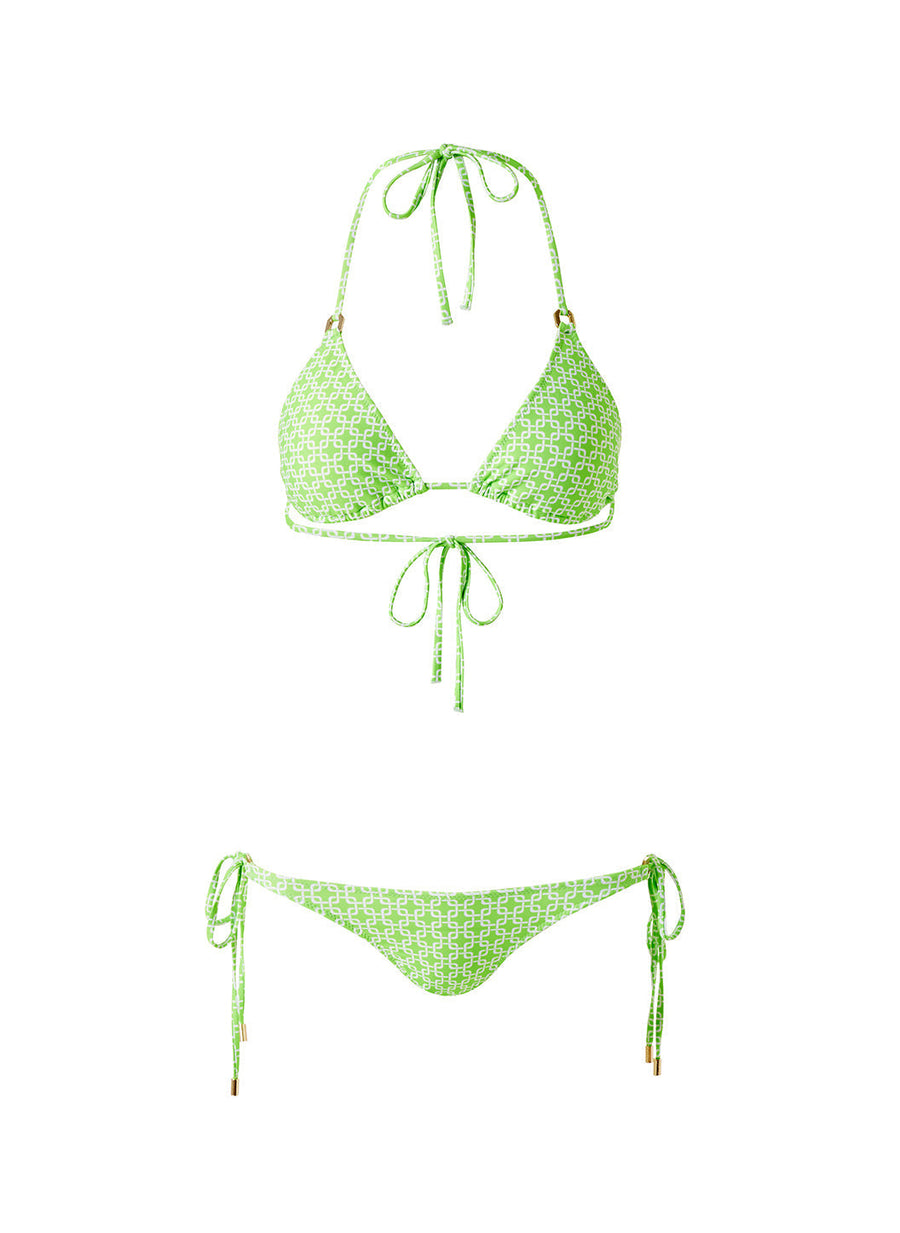 Key West Lime Links Bikini Cutout