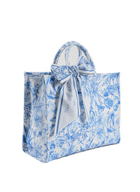 Dee Blue Tropical Tote Bag