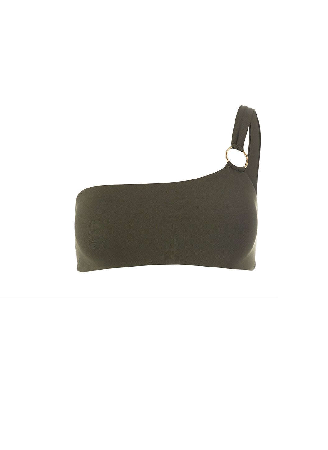 Majorca Olive Bikini Top
