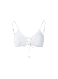 Marrakech White Bikini Top Cutout 2023  