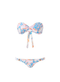 Martinique Baroque Blush Bikini Cutout 