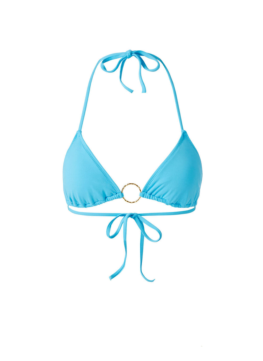 Miami Aqua Bikini Top Cutout 2023