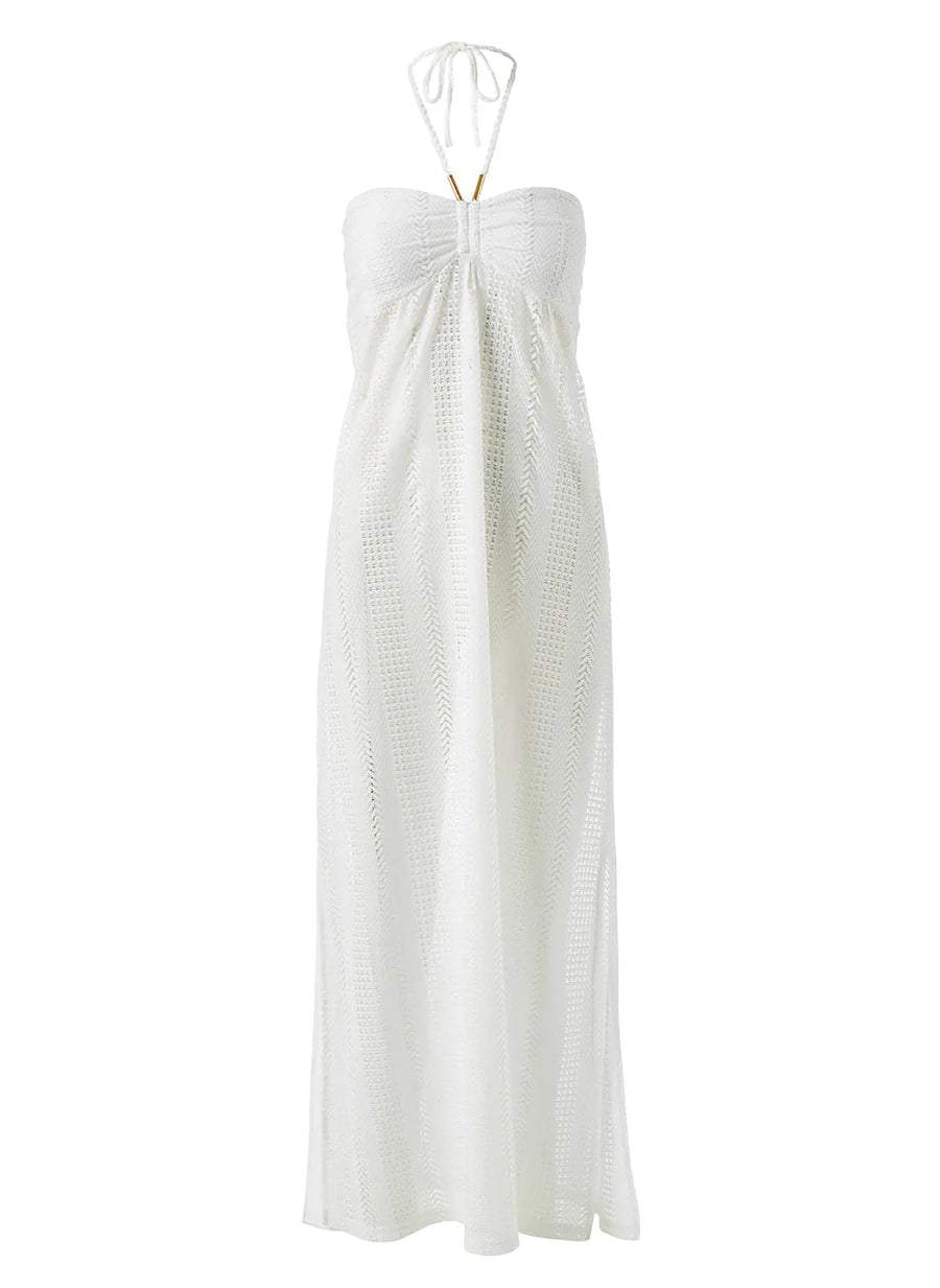 Mila White Dress Cutout 2023   