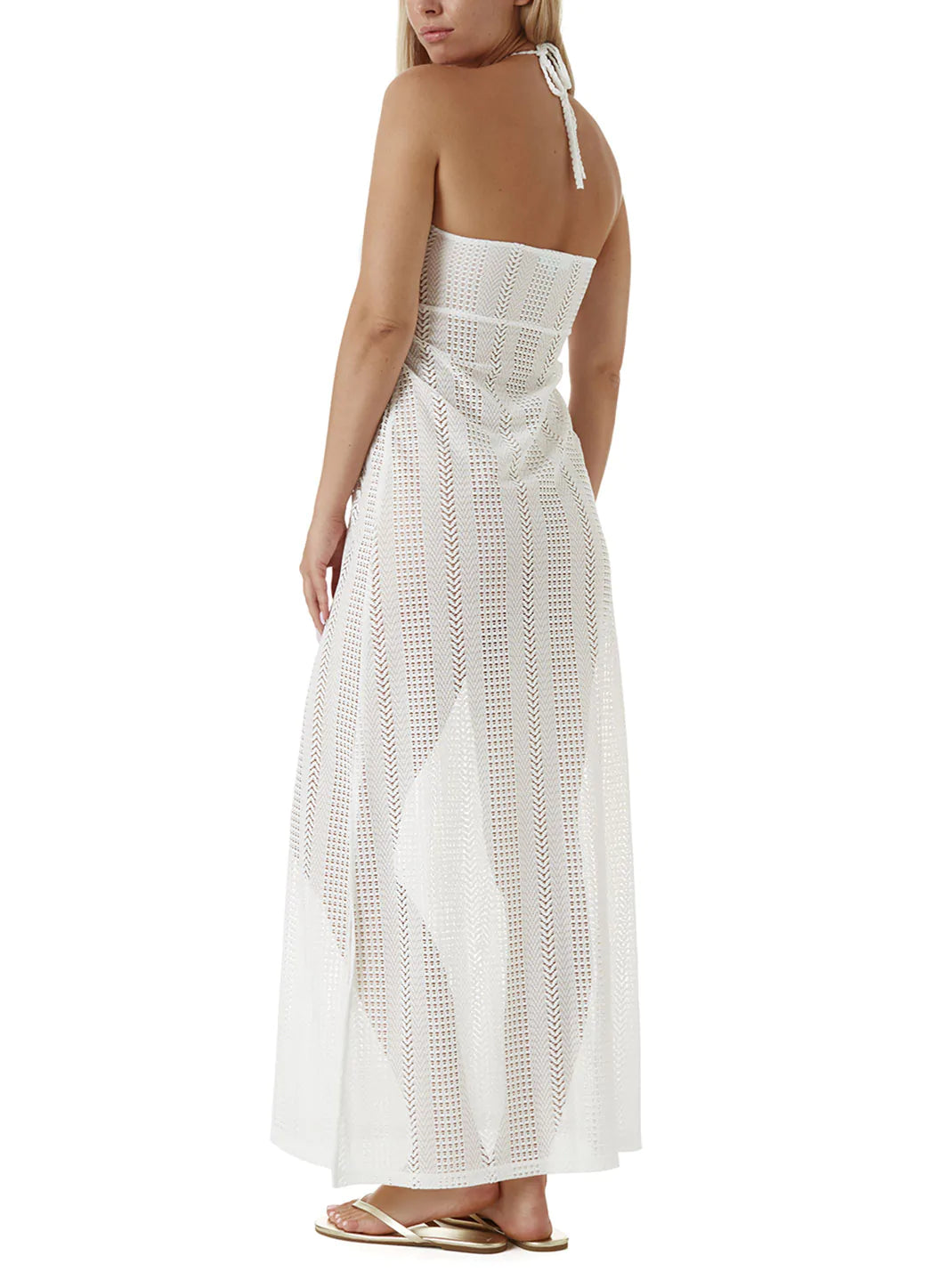 Mila White Dress Model 2023 B  