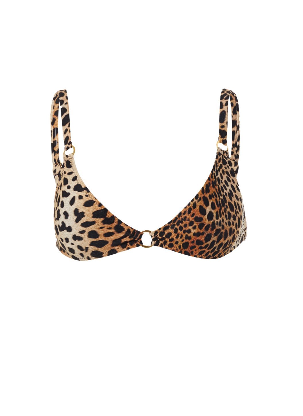 Montenegro Cheetah Bralette Ring Bikini Top