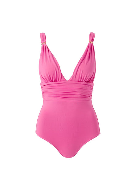 Lago & Benta Fruity pink two-piece swimsuit