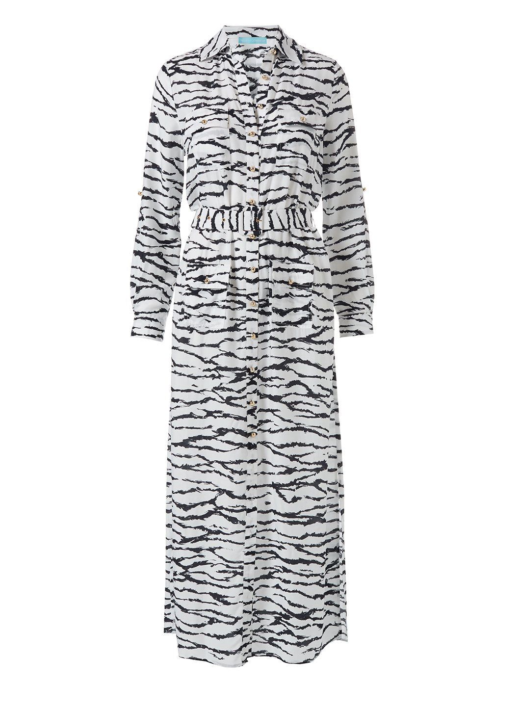 Peggy Tiger Print Dress